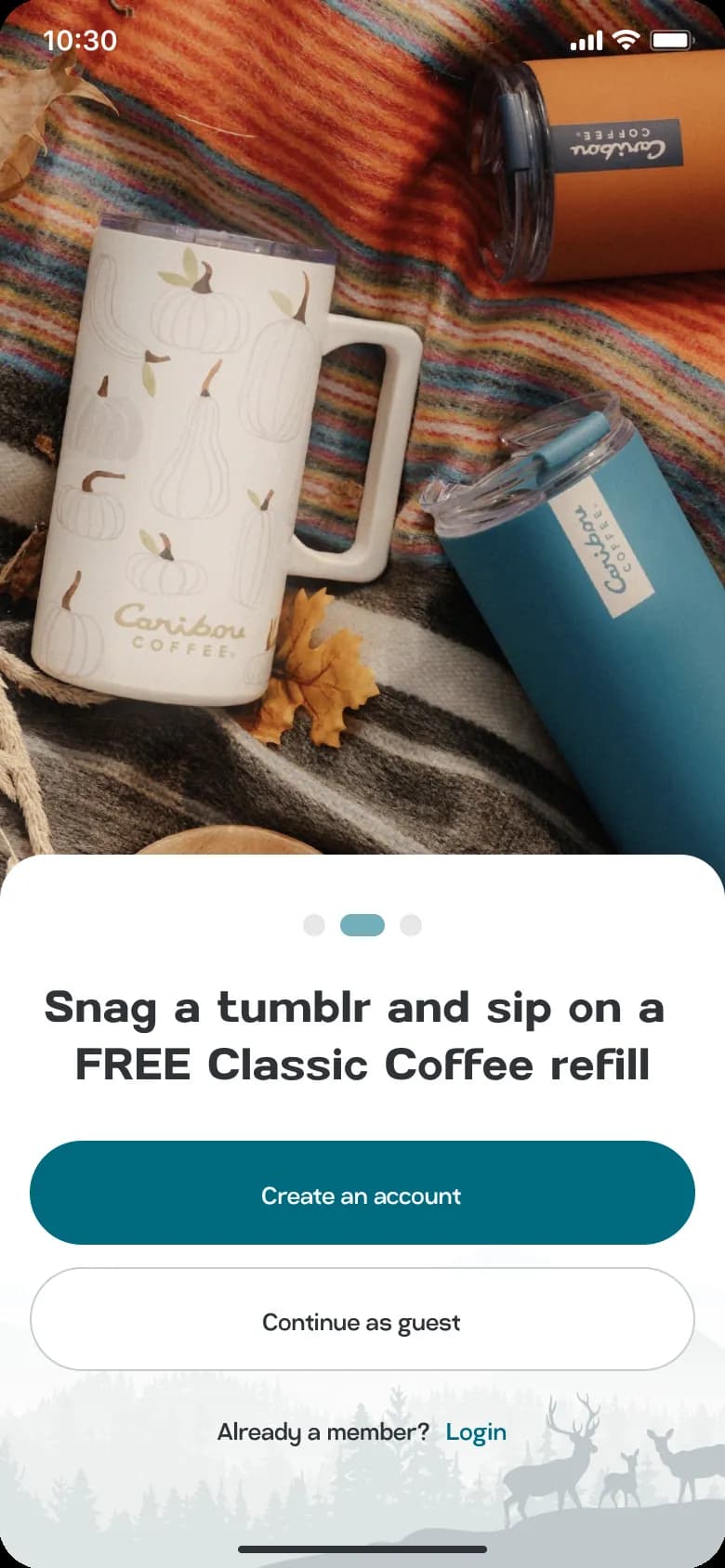 Story two: a launch offer to sign up for